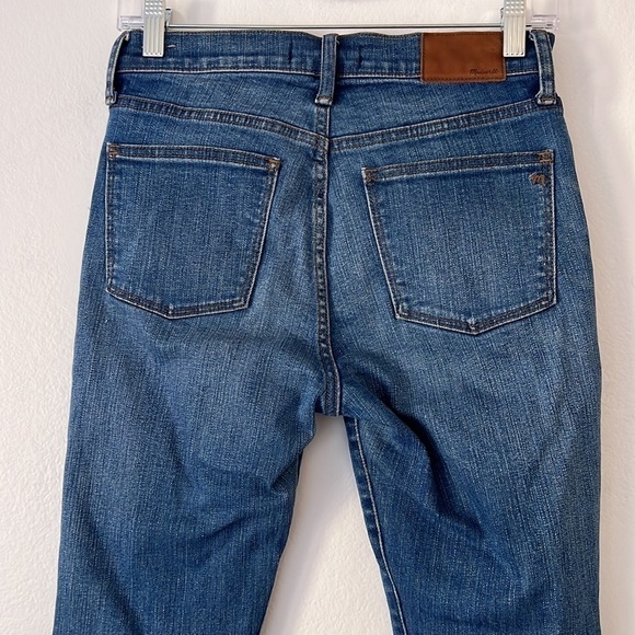 Madewell Women’s Distressed Blue 9inch Highrise Skinny Crop Jeans size 26 Denim - Picture 4 of 7